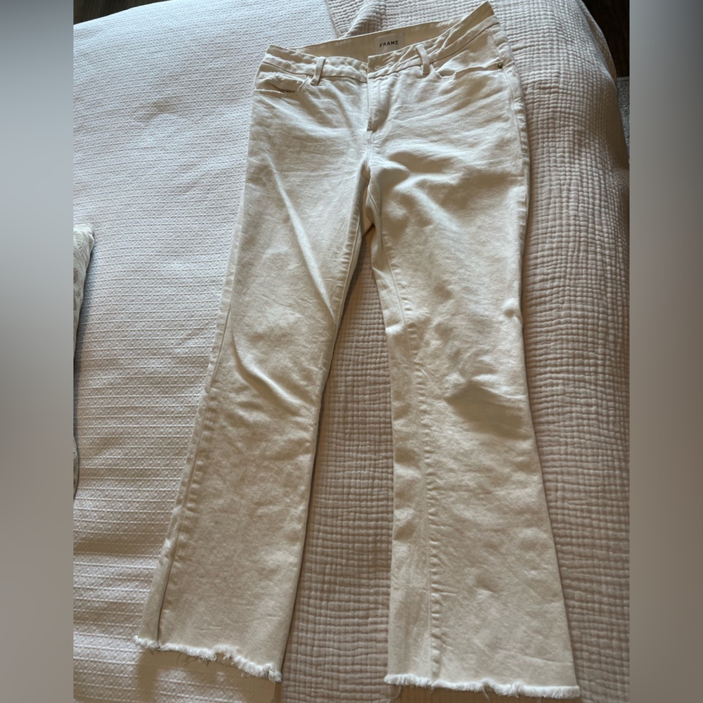 Frame Denim Off-White Jeans